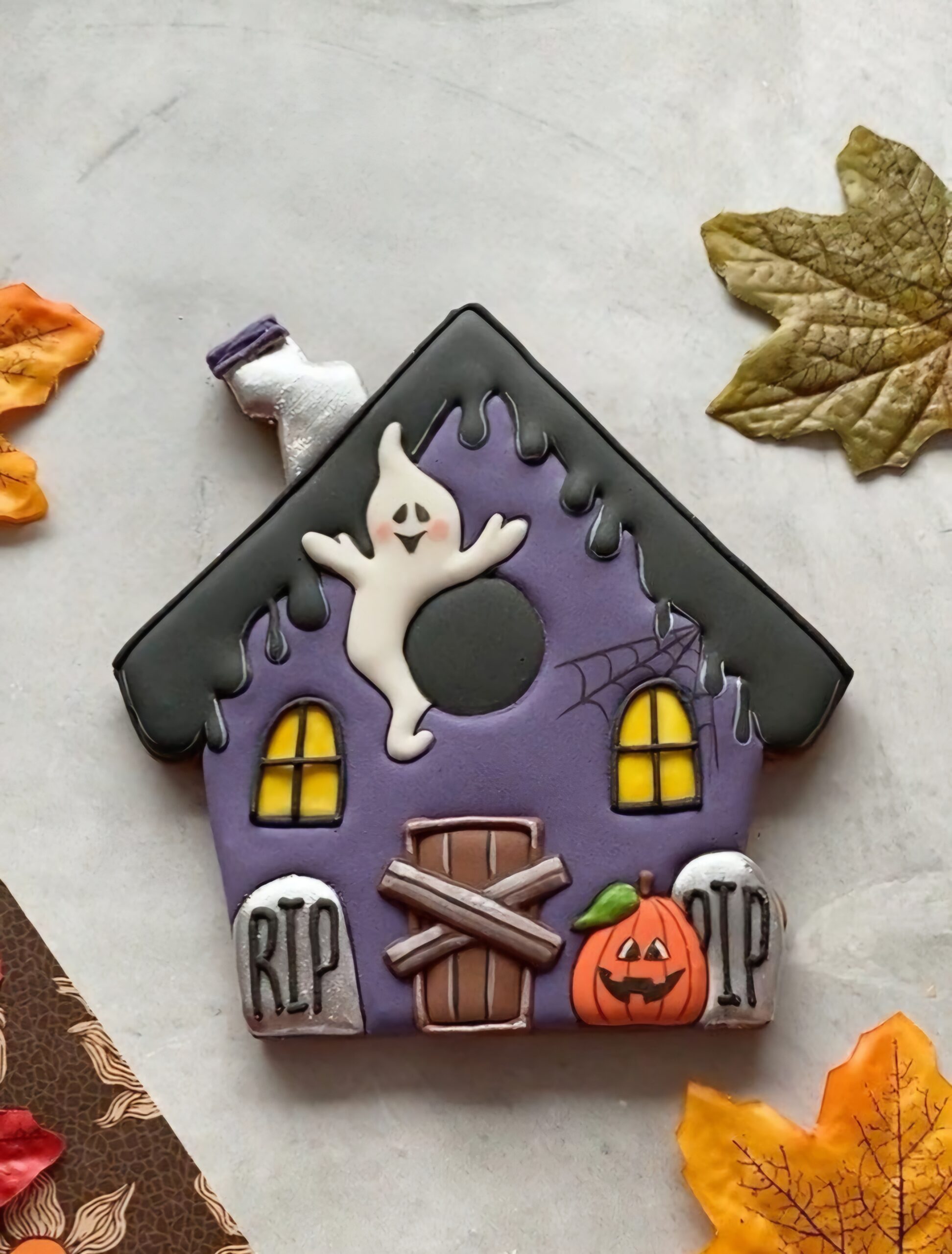 Haunted Halloween Cookies
